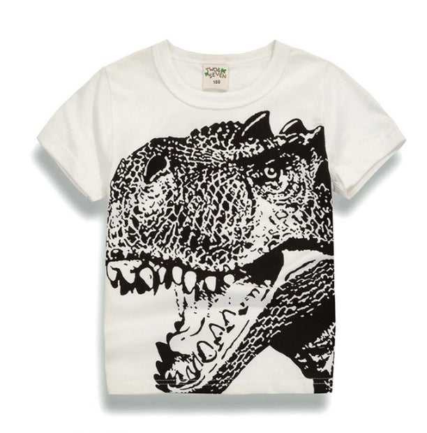 Korean boys cotton t-shirt summer style