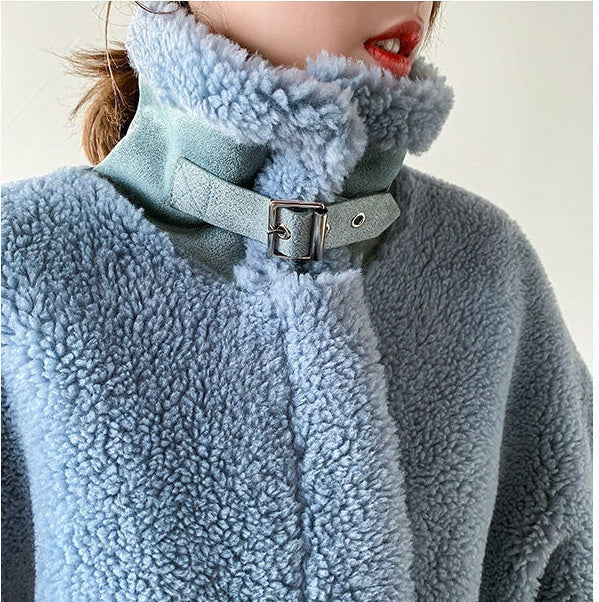 Long woolen coat one coat