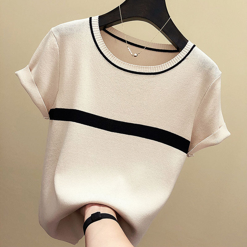 Women's short sleeve blouse