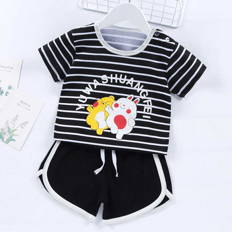Children's Short Sleeve T-shirt and Shorts Set