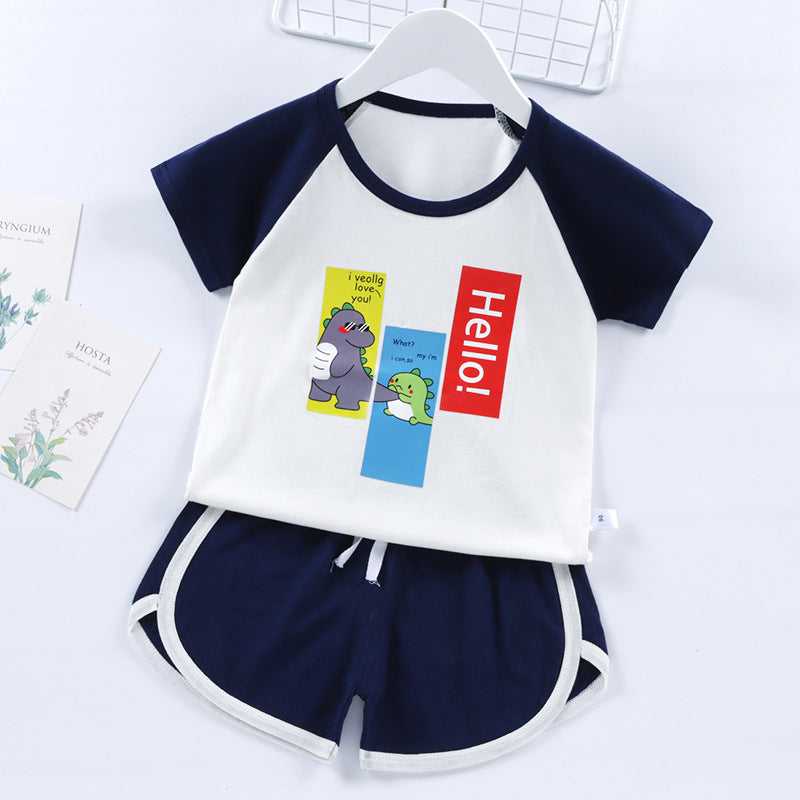 Children's Short Sleeve T-shirt and Shorts Set