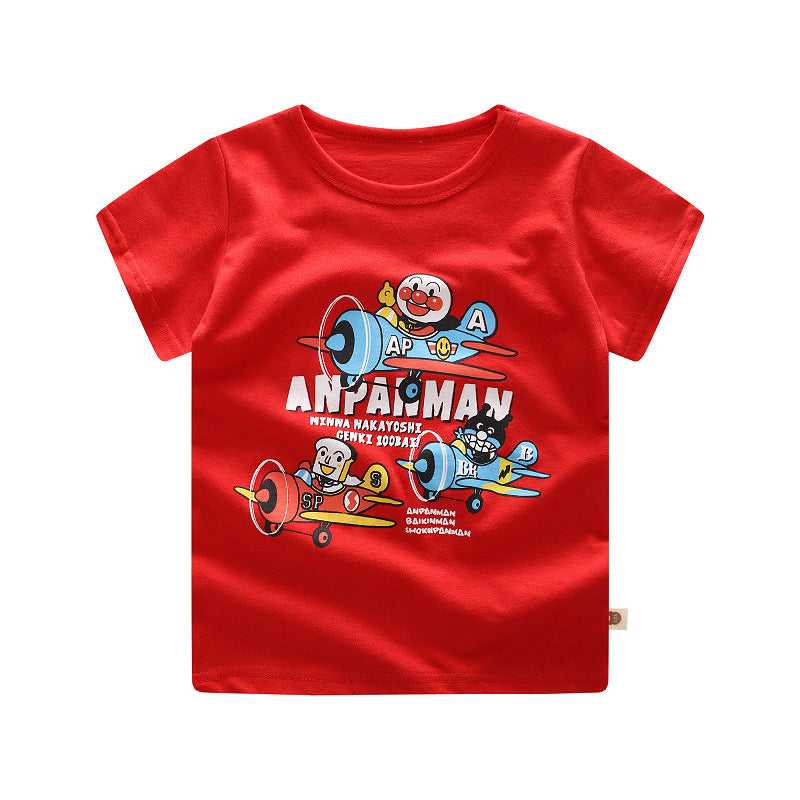Summer Children's Short-sleeved T-shirt Cotton Cartoon 
