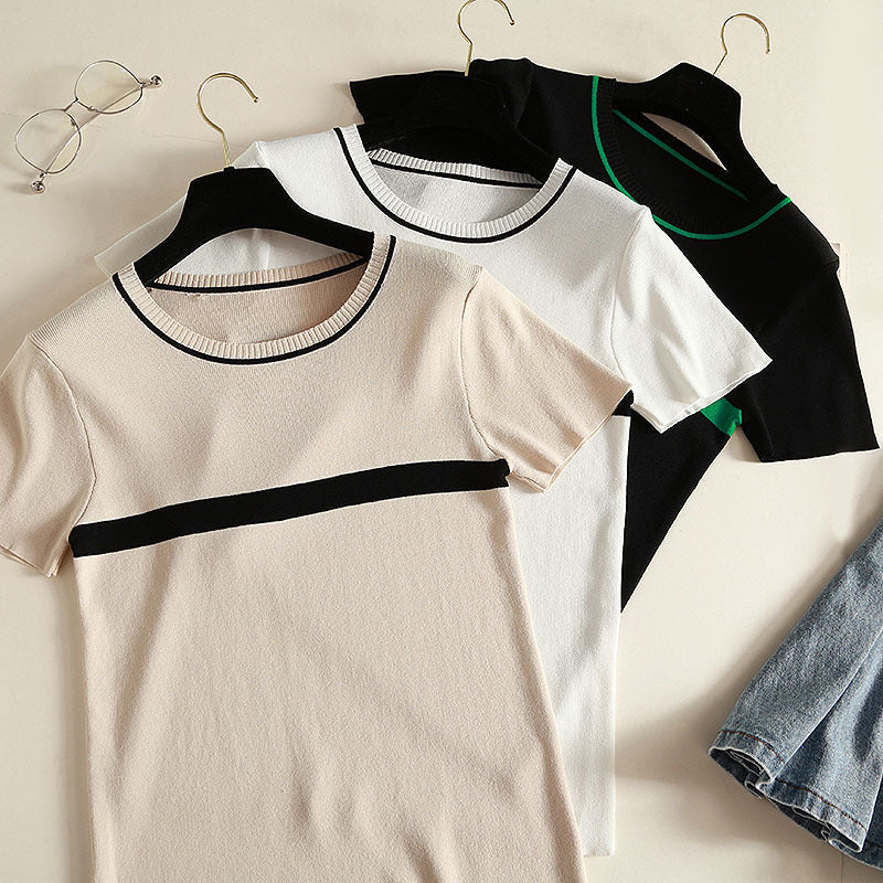 Women's short sleeve blouse