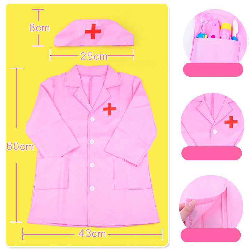 Kids Doctor Costume for Pretend Play