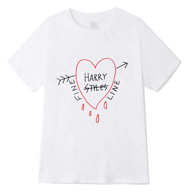 Korean T Shirt Women Harry Styles Casual Tee