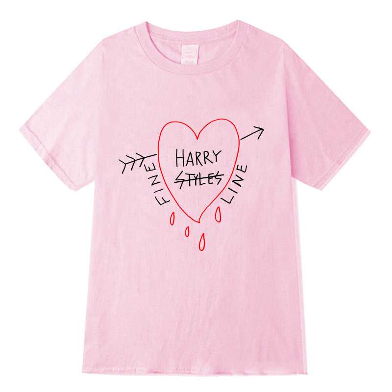 Korean T Shirt Women Harry Styles Casual Tee