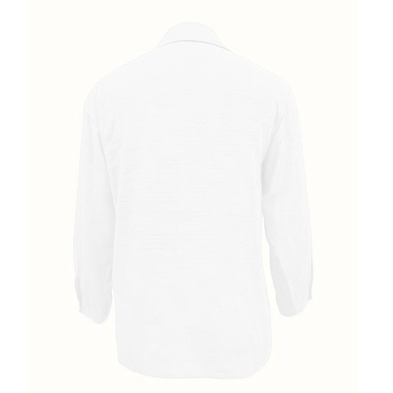 Women's Simple Button Front Shirt, Elegant Long Sleeve Solid Color Shirt Tops
