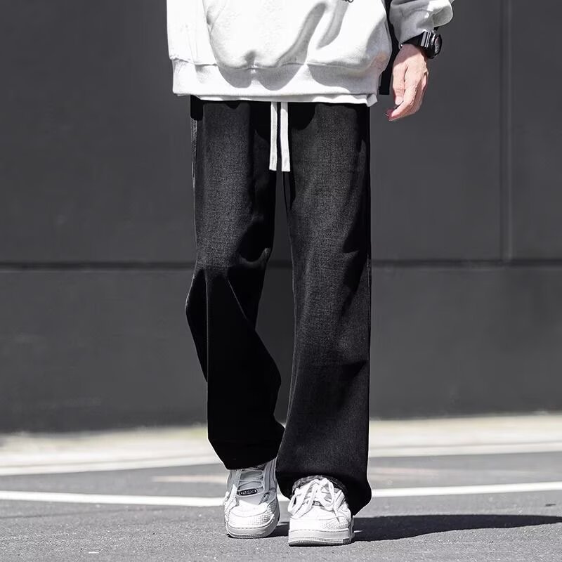 Straight-leg Relaxed-fit American-style Mens Jeans