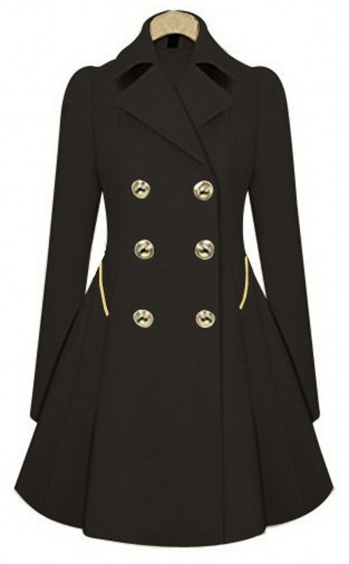 Slim slim coat trench coat