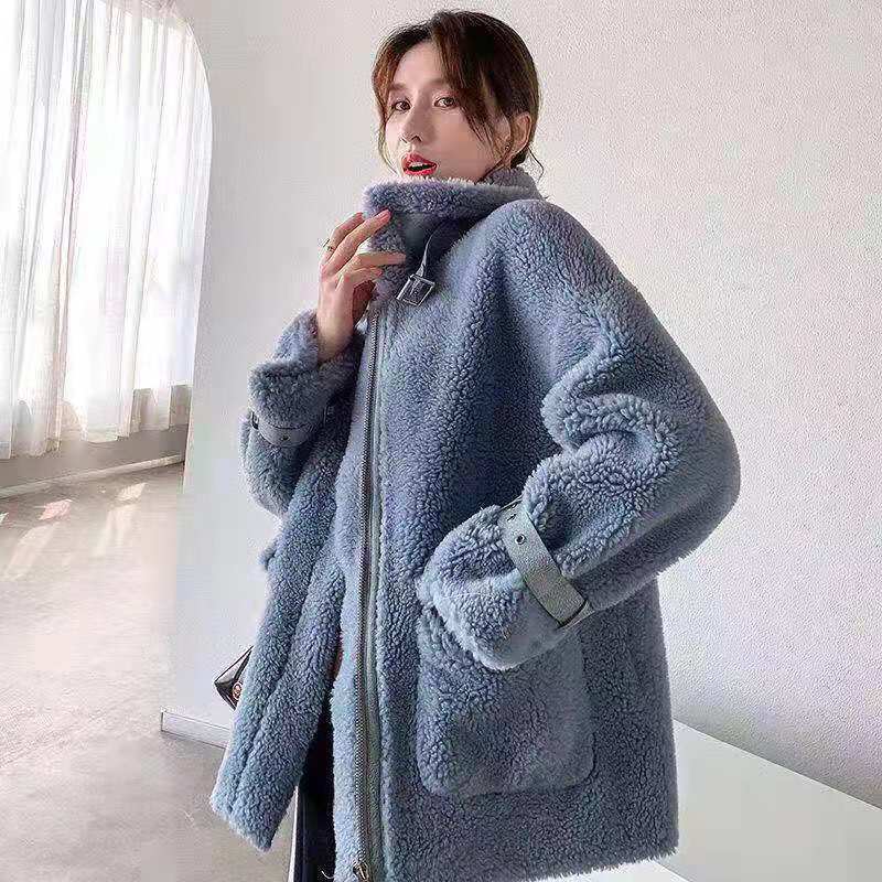 Long woolen coat one coat