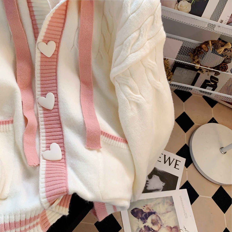 Beauty Spring And Autumn Hooded Sweater Coat Women's Autumn And Winter Wear Matching Design Sense