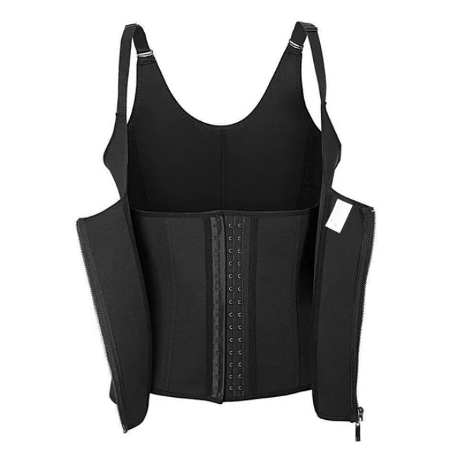 Zippered Waist Trainer Corset | Instant Tummy Control & Waist Shaping