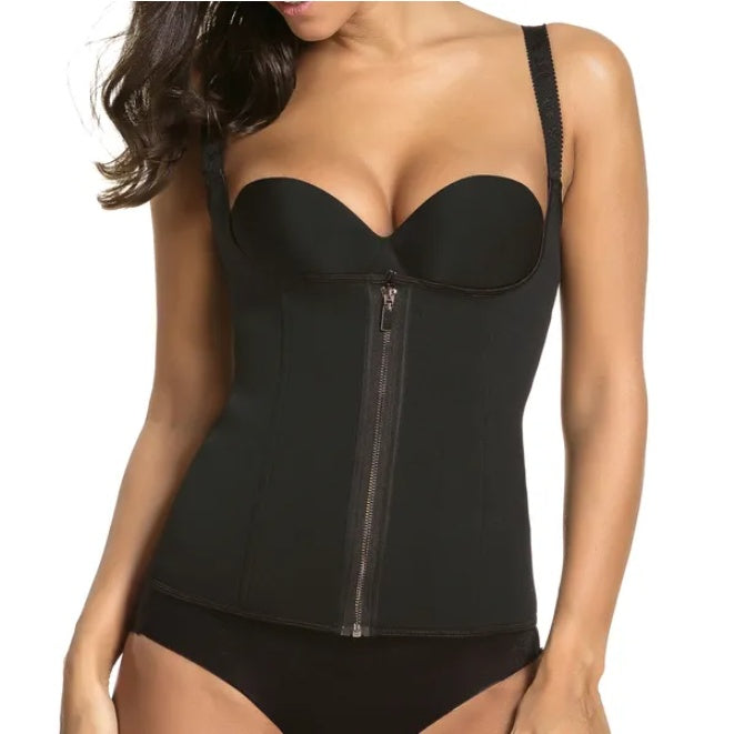 Zippered Waist Trainer Corset | Instant Tummy Control & Waist Shaping