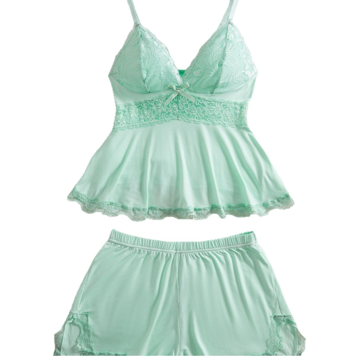 Solid Color Casual Pajamas Sets Women's Modal Suit