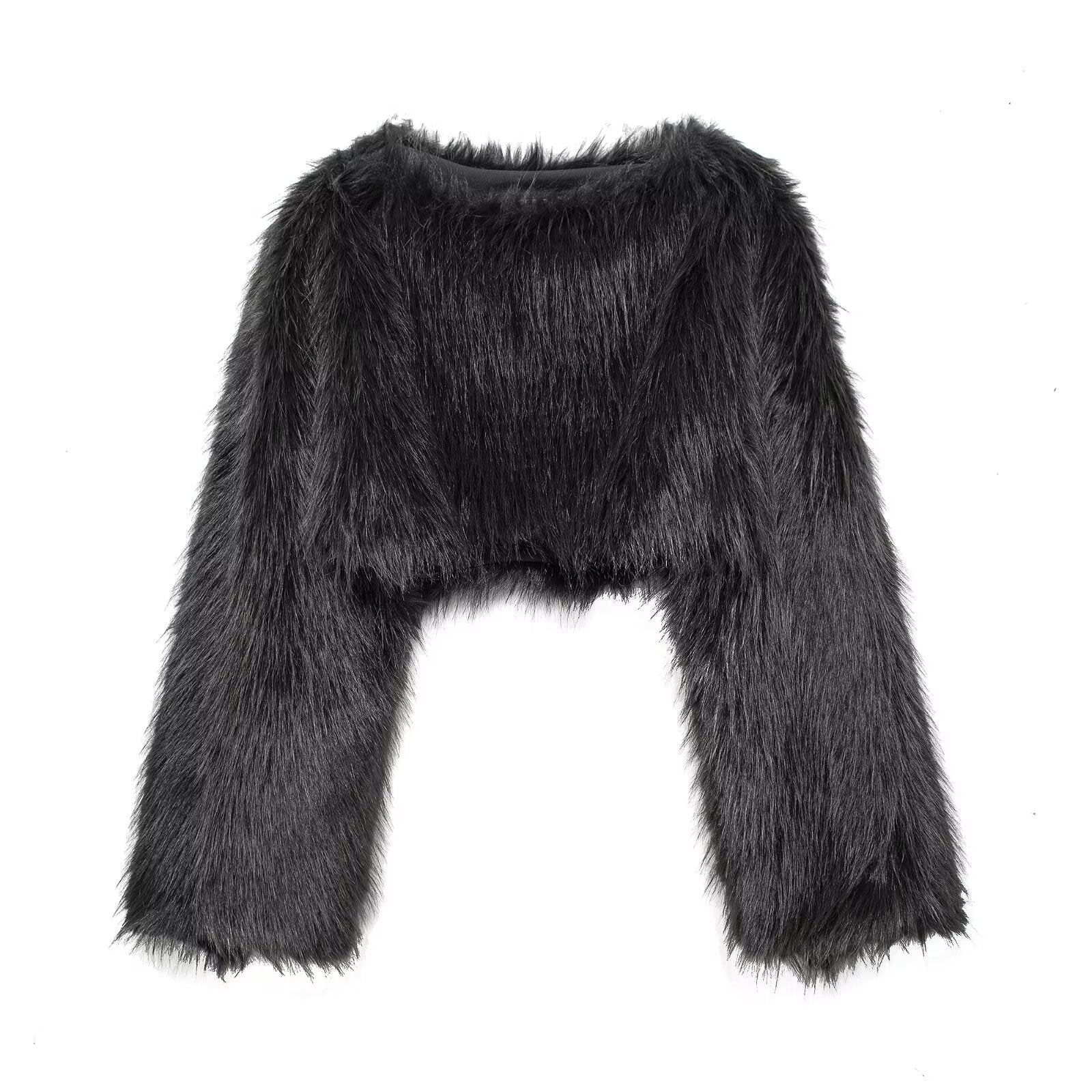 Eco-friendly Faux Fur Short Women's Temperament Wild Coat