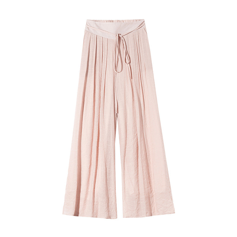 Hong Kong Style Loose Drooping Wide Leg Pants