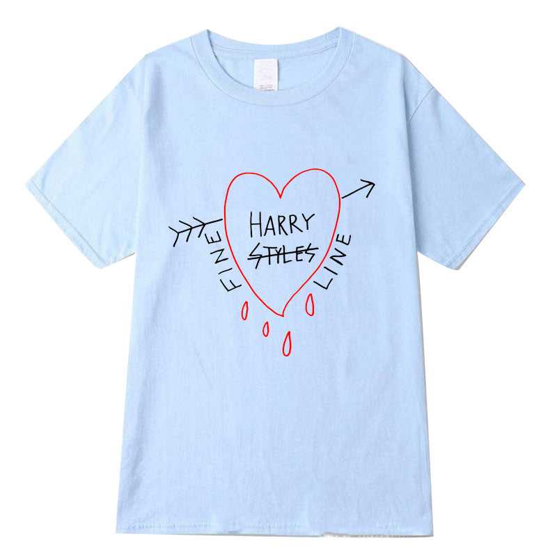Korean T Shirt Women Harry Styles Casual Tee