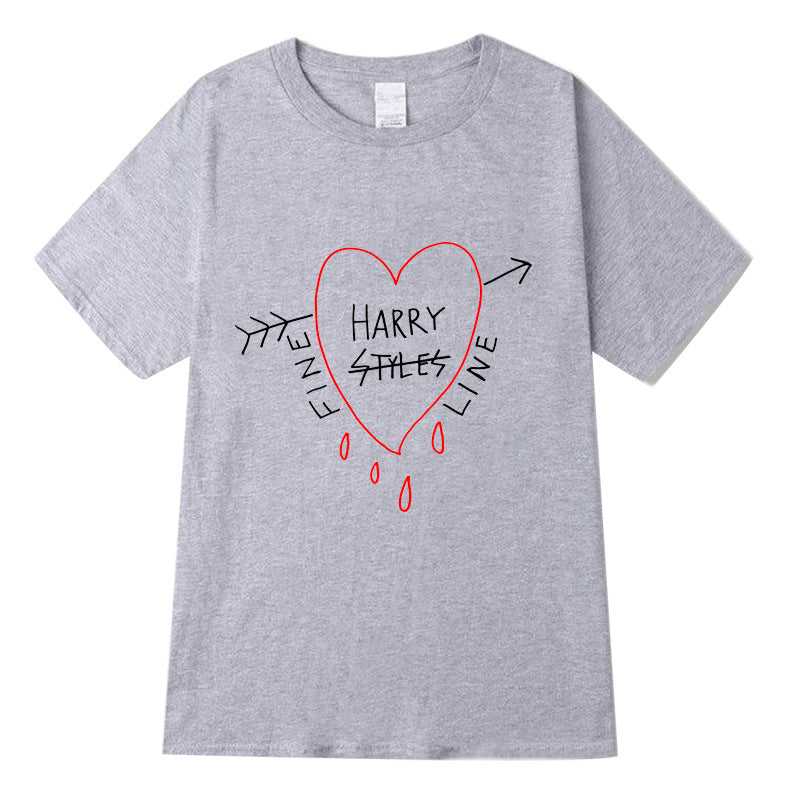 Korean T Shirt Women Harry Styles Casual Tee